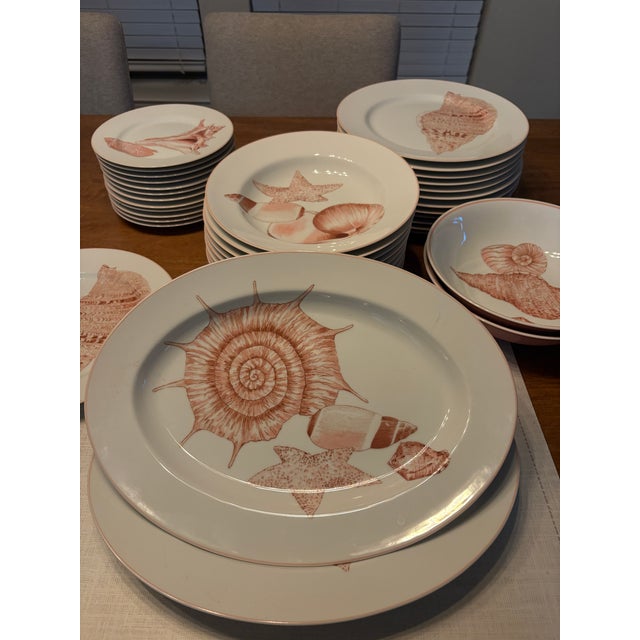 Nautical 1970s Nautical Stunning Fitz & Floyd Coastal Dining Set - 40 pcs For Sale - Image 3 of 7
