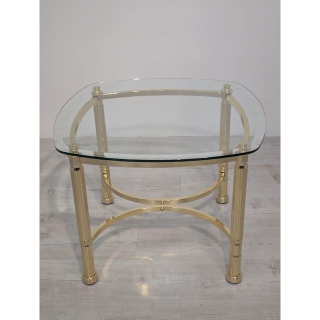 1970s Hollywood Regency Gilt Coffee Table Frame with Glass Top, 1970 For Sale - Image 5 of 14
