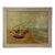 Late 20th Century Van Gogh Wood Transfer Print, Coastal Greywashed Wood Frame Wall Art For Sale