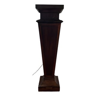 1990s Ethan Allen Wooden Pedestal For Sale