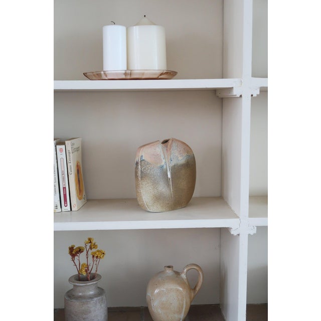 Modernist Pebble Vase in Porcelain by Virebent, France, 1970s For Sale - Image 9 of 12