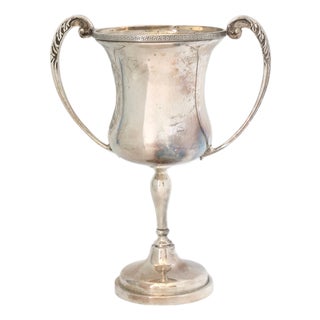 Midcentury 12" English Silver-Plate Trophy For Sale