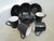 Mid-Century Modern Mid 20th Century Demitasse Cups + Saucers Expresso Set - 4 Dainty Tea Cups + Matching Plates New For Sale - Image 3 of 10