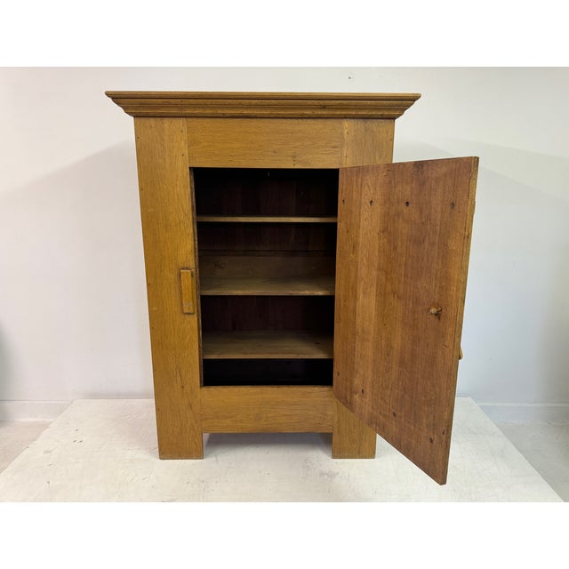 Brutalist Oak Cabinet, 1960s For Sale - Image 4 of 11