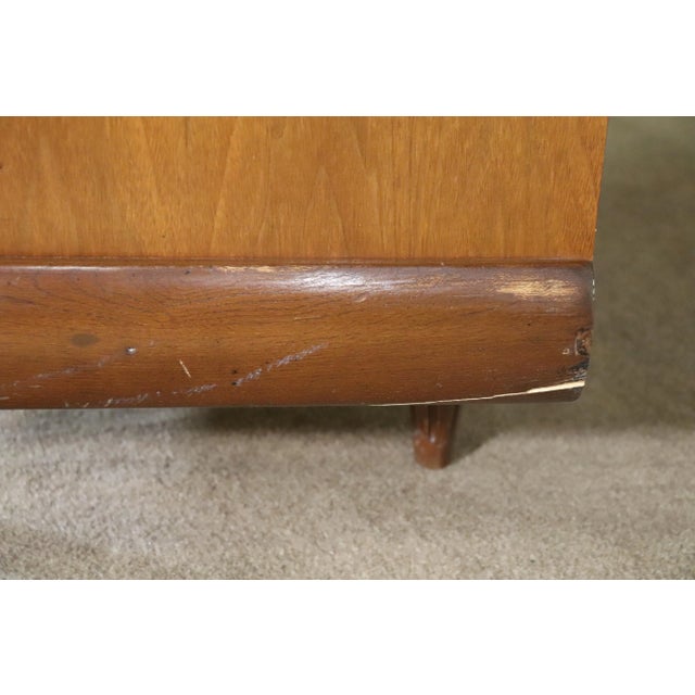 Brown Mid 20th Century Mid-Century 6 Drawer Dresser For Sale - Image 8 of 12