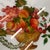 Early 20th Century Antique Reverse Painted Foil Still Life Fruit Basket Painting in Antique Gilded Frame For Sale - Image 5 of 7