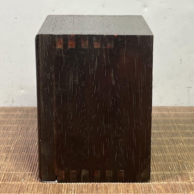 Brown Rosewood Shell-Inlaid Galloping Horse Keepsake Box For Sale - Image 8 of 10