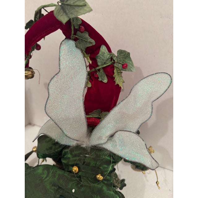 Vintage Mark Robert’s “Holly and Ivy” Large Christmas Fairy For Sale In New York - Image 6 of 9