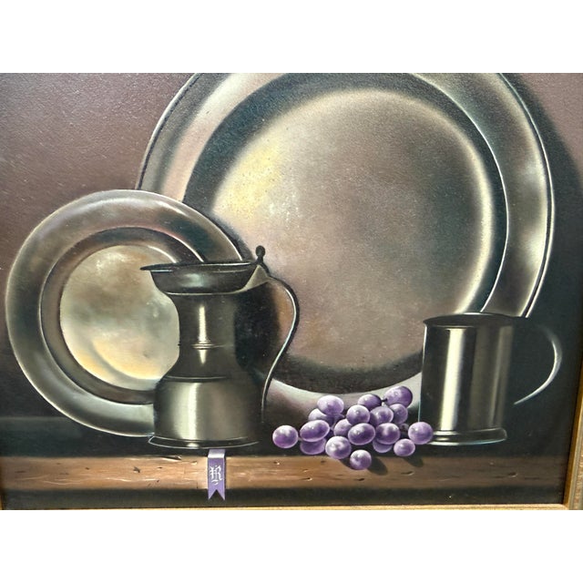 2000 - 2009 John Rand Taylor Pewter Tableware Still-Life Original Print, Signed For Sale - Image 5 of 12