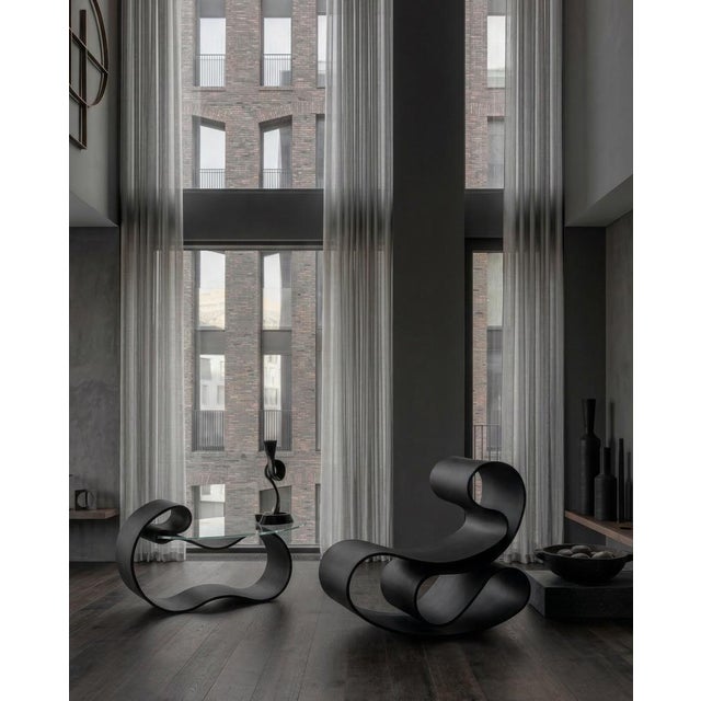 Evolve Rocking Chair in Black from Reform Design Lab For Sale - Image 6 of 7