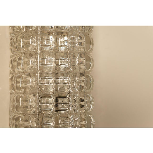 Glass Large Murano Glass Wall Lamp attributed to Venini, Italy, 1970s For Sale - Image 7 of 12