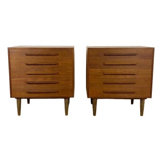 Danish Chests of Drawers, 1960s, Set of 2 For Sale