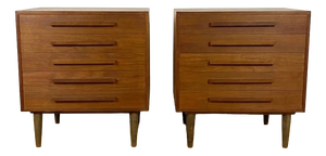 Danish Chests of Drawers, 1960s, Set of 2