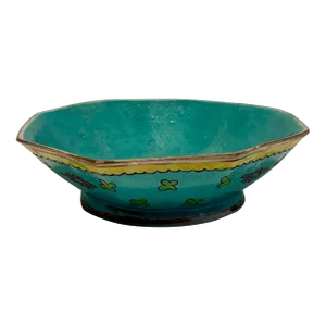 Antique Chinese Export Porcelain Qing Dynasty Bowl