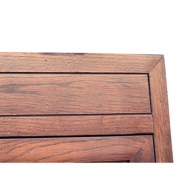 Henredon Campaign Lighted Display Curio Cabinets Scene 1 a Pair For Sale - Image 16 of 18