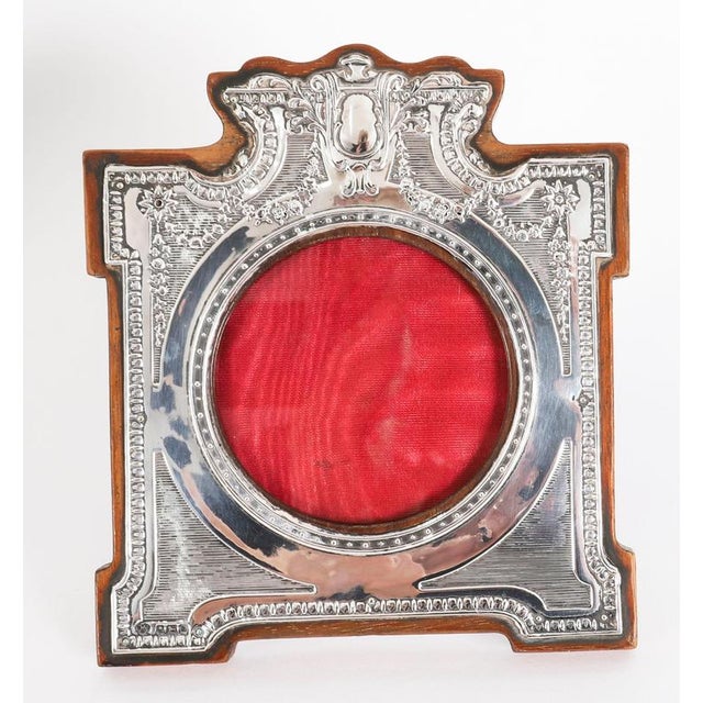 Antique Sterling Silver Photo Frames, 1890s, Set of 2 For Sale - Image 14 of 18