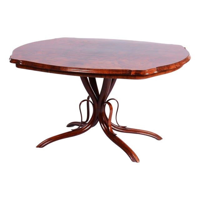 Czech Biedermeier Coffee Table in Beech and Walnut, 1880s For Sale