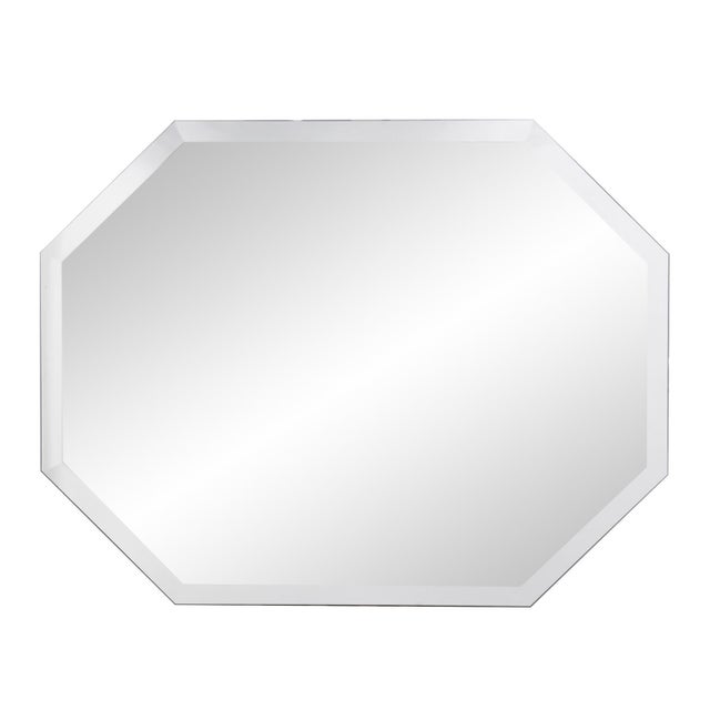 Kenneth Ludwig Chicago Frameless Octagonal Mirror For Sale - Image 4 of 7