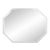 Kenneth Ludwig Chicago Frameless Octagonal Mirror For Sale - Image 4 of 7