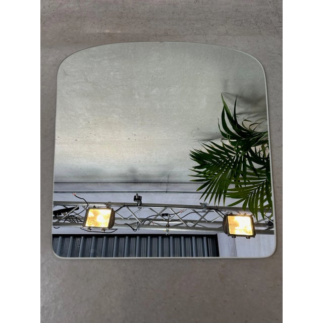 Original free-hanging mirror by Knitter Duro (Belgium). Hallmarked. The hallmark states that the silver plating is...