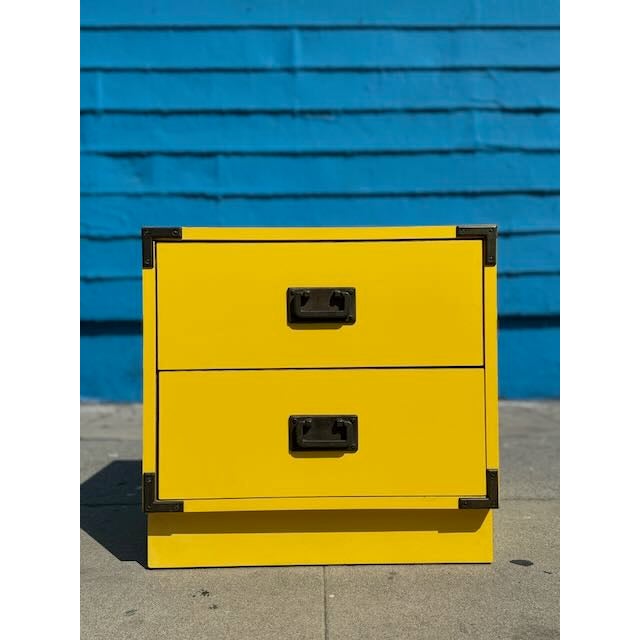 1960's Colormates Style Yellow Chest of Drawers For Sale In Los Angeles - Image 6 of 13