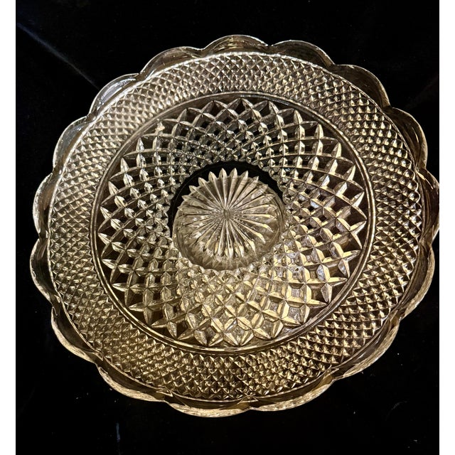 Mid 20th Century Wexford Glass Serving Set - 3 pcs For Sale - Image 9 of 10