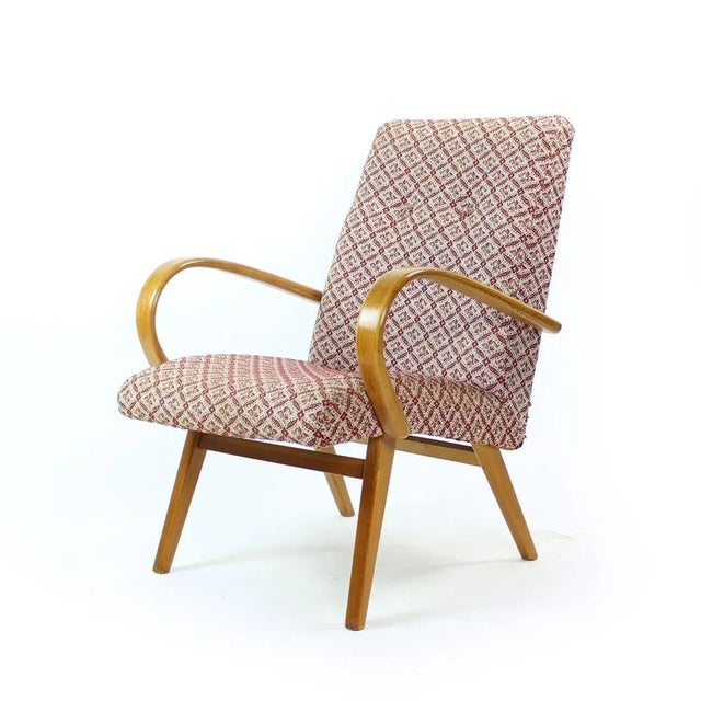 Mid-Century Armchair from TON, Czechoslovakia, 1960s For Sale - Image 15 of 17