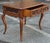 Drexel Heritage Late 20th Century Drexel Heritage Provincial Style Mahogany and Tooled Leather Inset Vanity Table For Sale - Image 4 of 9