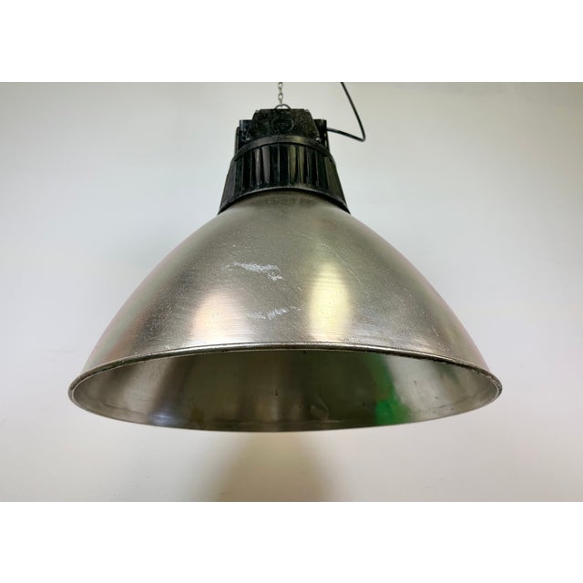 Large Industrial Aluminium Pendant Light from Elektrosvit, 1960s For Sale - Image 9 of 18