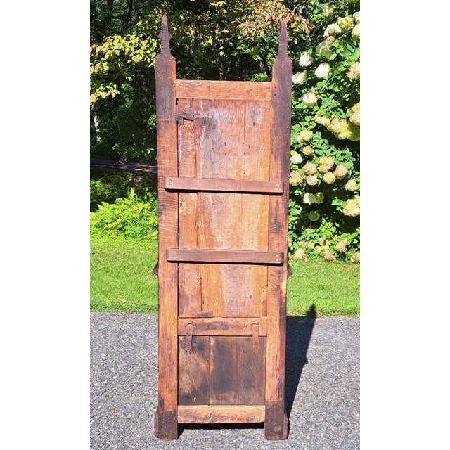 Early 19th Century Antique Throne Chair For Sale - Image 11 of 12