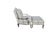 French 1990s Oversized Ethan Allen Versailles Bergere Lounge Chair & Ottoman Set Damask For Sale - Image 3 of 18
