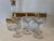 Vintage Culver Tyrol Gold Filigree Glass Decanter & 5 Stemmed Wine Glasses Set For Sale - Image 11 of 12