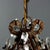 Metal Early 20th Century Copper Metal and Glass Six-Light Chandelier, Italy For Sale - Image 7 of 9