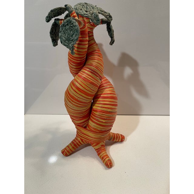 Baobab Tree Sculpture, Madagascar, Handcrafted For Sale - Image 4 of 12