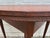 Antique Half Moon Tiger Oak Demi Lune Single Drawer Console Table For Sale - Image 10 of 15