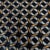 Black Traditional Geometric Velvet Ottoman, Vintage For Sale - Image 8 of 12