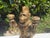 Vintage Monkey Candelabra Sculpture With Fez Hat, Aged Gold Finish For Sale - Image 10 of 11
