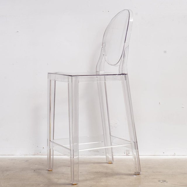 Plastic Kartell One More Stool by Philippe Starck, Set of 4 For Sale - Image 7 of 9