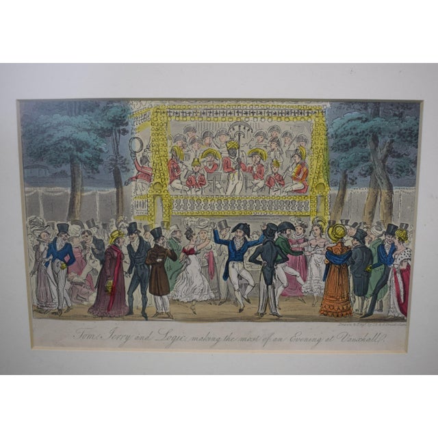 Print Sz: 5"H x 7 5/8"W Frame Sz: 11 1/4"H x 13 1/2"W Property from the Estate of Paula Peyraud