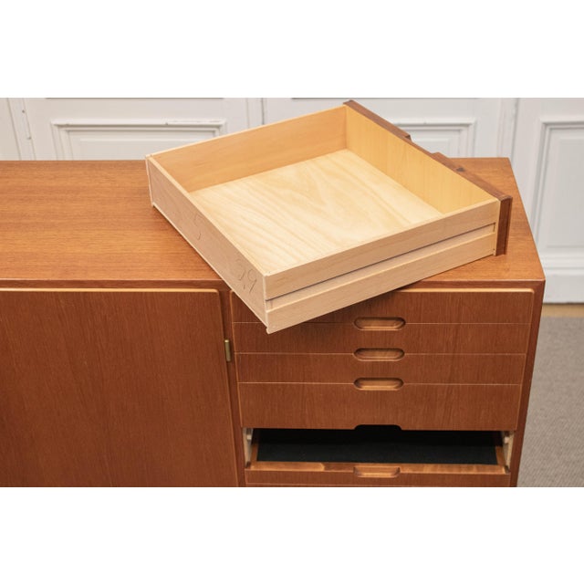 Mässan Cabinet in Teak attributed to Kurt Karlsson for August Löfvings Möbelfabrik, 1950s For Sale - Image 12 of 14