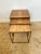 Late 20th Century Burlwood/Brass Nesting Tables - Set of 3 For Sale - Image 4 of 13