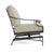Contemporary Brown Jordan Venetian Motion Lounge Chair, Textured Pewter frame with Fusion Meadow fabric For Sale - Image 3 of 11