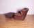 1990s Ralph Lauren Leather Writer's Chair and Ottoman For Sale - Image 9 of 11