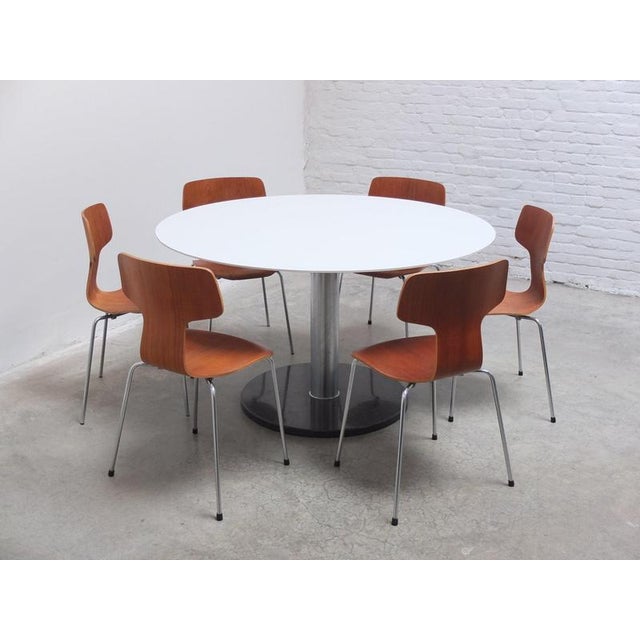 Round Pedestal Dining Table by Alfred Hendrickx for Belform, 1960s For Sale - Image 14 of 18