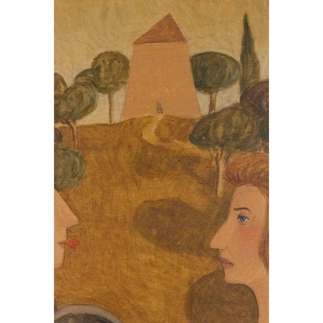 Oil on canvas realized by Alberto Gallerati (b. 1945) in 1970s . Hand signed. Very good condition. This piece is...