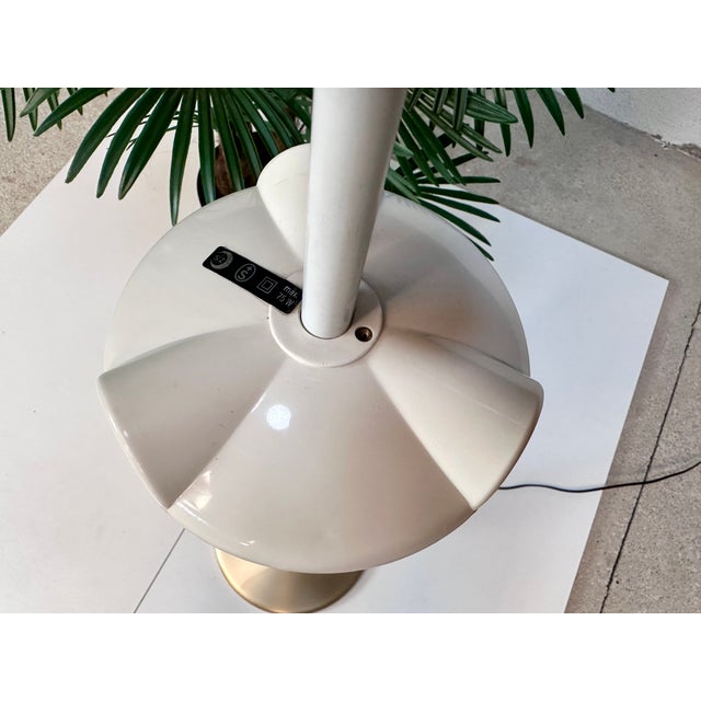 Table Lamp with Brass Base and Silk Shade by Swiss Lamps International, Zurich, 1970s For Sale - Image 4 of 14