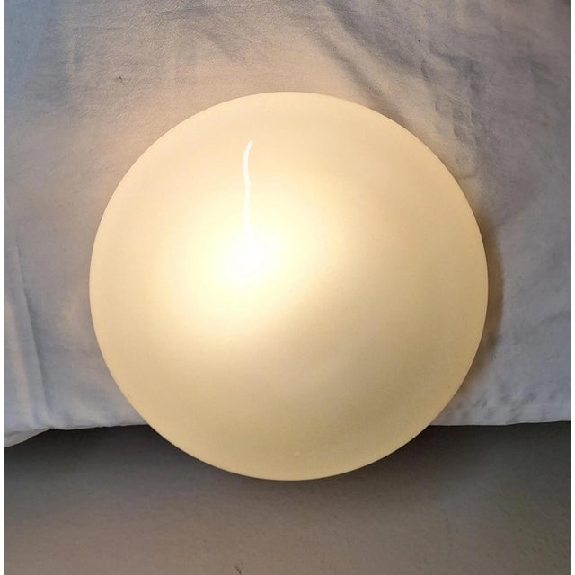 1960s Vintage German Ceiling Lamp with Cream-Colored Glass Shade from HP-Leuchten, 1960s For Sale - Image 5 of 8