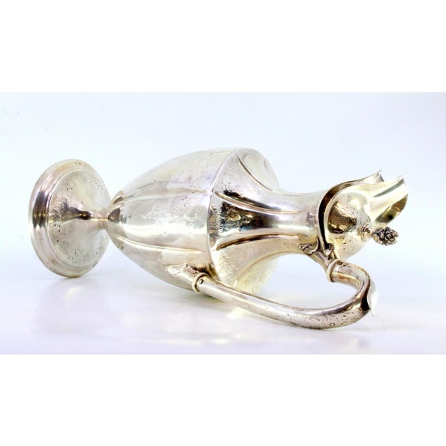 Silver Wine Jug with Engraved Wine Motifs For Sale - Image 5 of 8