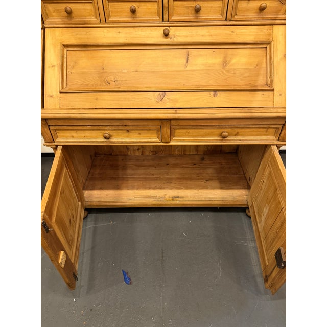 Vintage Danish Country Pine Cupboard For Sale In Boston - Image 6 of 9