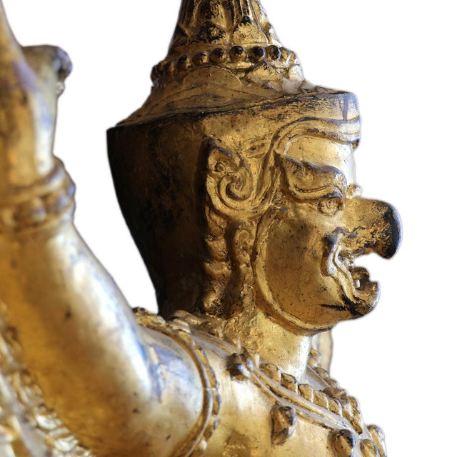 Thai Garuda Wall Hanging Statue For Sale In San Francisco - Image 6 of 9
